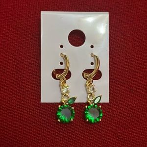Aretes de oro laminado